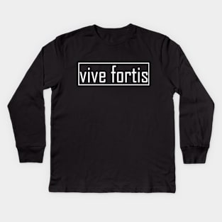 vive fortis Kids Long Sleeve T-Shirt